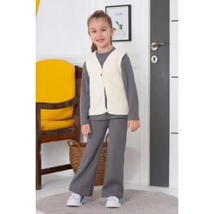 Bayramlık 3 Parça Yelekli Alt Üst Takım