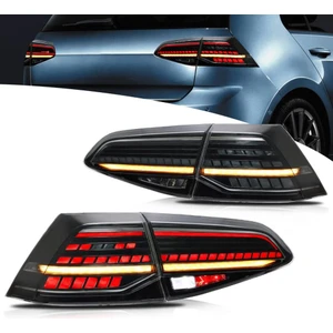  Vw Golf 7-7,5 ile Uyumlu 7,5 Dizayn   Hıghlıne Stop Füme 2013-2020