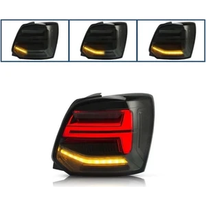   Polo 6r/6c ile Uyumlu Q2 Dızayn Stop Füme Animasyonlu 2009-2017