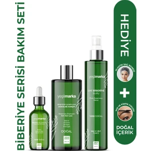 Biberiye Yağı – Suyu - Şampuanı Seti