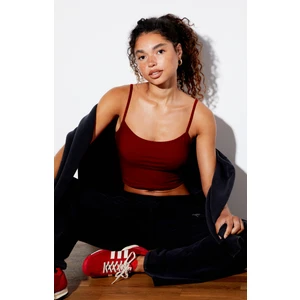 Kadın Ip Askılı Crop Top Büstiyer