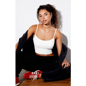 Kadın Ip Askılı Crop Top Büstiyer