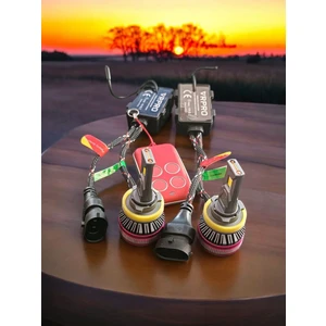 H11 3 Renk 4mod Şimşek Etkili 60w 22.000LÜMEN Beyaz-sarı-günışığı-çakarlı Kumandalı VR PRO Evulutın Led Zenon TÜM RENKLERDE GÜÇLÜ AYDINLATMA