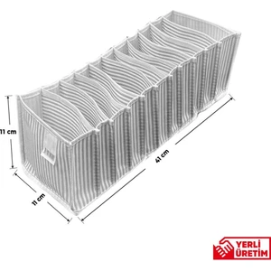 11 Gözlü Çekmece ve Dolap Içi Akordiyon Düzenleyici Organizer S Beden