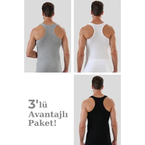 Arma Yıldız Erkek Renkli Ribana Sporcu Atlet 3lü Set