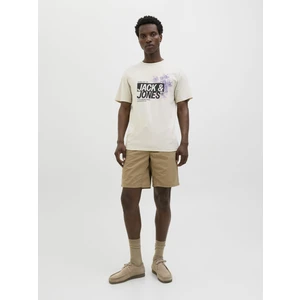 Jjjaxon Tee Ss Crew Neck Ln Taş