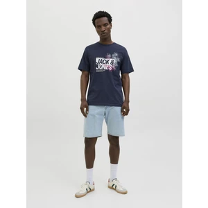 Jack & Jones Erkek Basic Tişört – %100 Pamuk, Jjjaxon Modeli