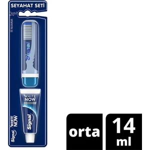White Now Seyahat Seti Diş Macunu 16 ml + Diş Fırçası
