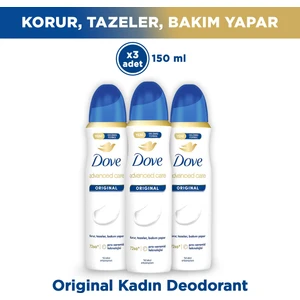 Kadın Sprey Deodorant Original 150 Ml X3