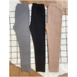 Fitilli Şardonlu Çocuk Tayt 3'lü Takım