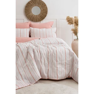 Harmony Hues İpliği Boyalı Doğal Çift Kişilik Nevresim Takımı (Çarşafı Lastikli)