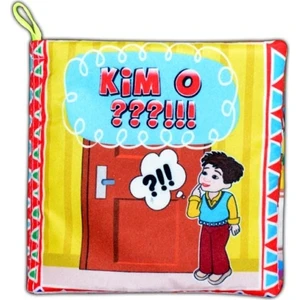 Kim O Kumaş Sessiz Kitap - Bez Kitap , Eğitici Oyuncak , Yumuşak ve Hışırtılı