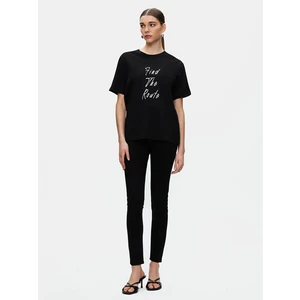 Kadın  Regular Siyah T-shırt