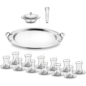 Apollo 40 Parça Çelik Çay Seti