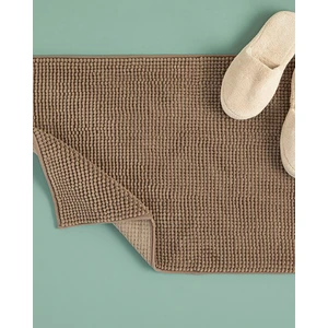 English Home Paige Polyester Makarna Banyo Paspası 50 x 80 cm Kahve