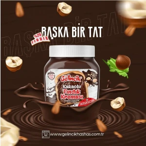 Parçacıklı Kakaolu Fındık Kreması 650 gr Pet (%25 Fındıklı)