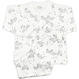 Sema Baby Sevimli Kuğu Bebek Pijama Takımı 6-9 Ay