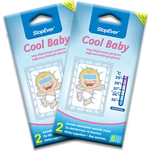 Stopever Coolbaby Soğutucu Hidrojel Plaster- 4 Adet (2x2'li Ekonomik Ambalaj)