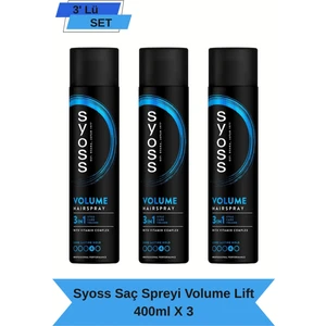 Saç Spreyi Volume Lift 400ml X3