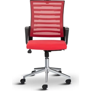 Asbir Mobilya Capri Fileli Metal Ayaklı Ev Ofis Koltuğu Çalışma Koltuğu