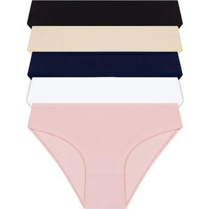 Basic Pamuklu Kadın Bikini Külot 5'li Paket