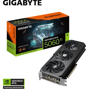 GIGABYTE VGA GeForce RTX™ 5060 Ti GAMING OC 16GB, 128 Bit, GDDR7, HDMI Ekran Kartı - GV-N506TGAMING OC-16GD