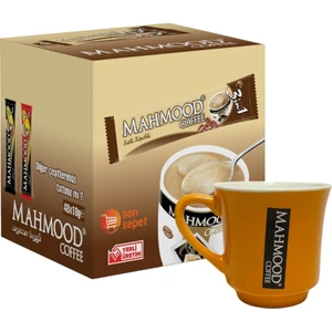 Mahmood Coffee 3 ü 1 Arada Sütlü Köpüklü 48 Adet ve Kupa Bardak