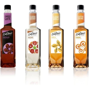 Da Vinci 4 lü Şurup Kahve Fırsat Seti (Çikolata, Fındık, Vanilya, Karamel) 750 ML