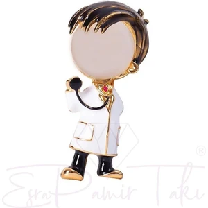 Esra Pamir Erkek Doktor Broş