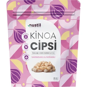 Nustil Nutrition Style Sarımsaklı & Soğanlı Kinoa Cipsi 35 gr
