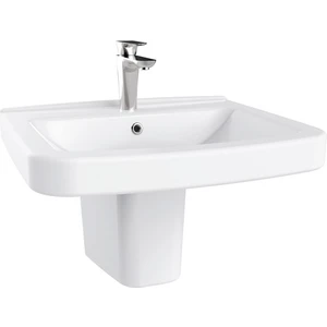 LR060 Lara Yarım Ayaklı Lavabo 60 cm