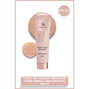 Golden Rose Nude Look Radiant Tinted Moisturiser No: 01 Fair Tint - Renkli Nemlendirici Spf 25 - 8691190967130