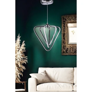 LED Avize Modern Üçgen 3lü 3 Renk Işık Salon,mutfak,koridor