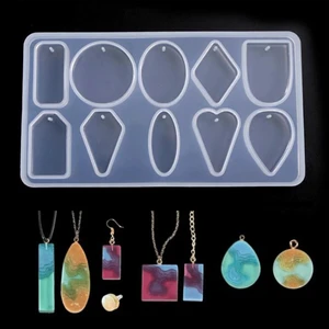 Epoksi Çoklu Kolye Silikon Kalıp