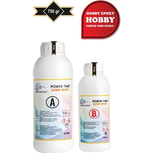 Power Time Epoxy Hobby Epoxy Ultra Şeffaf ve Parlak Epoksi Reçine Ince Döküm Hobi Epoksi