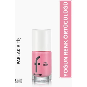 Full Color Yoğun Pigmentli Parlak Oje (FC03 Bubble Gum) 8690604310395