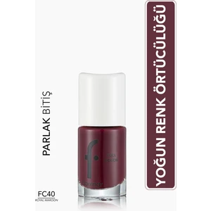 Full Color Yoğun Pigmentli Parlak Oje (FC40 Royal Maroon) 8690604379934
