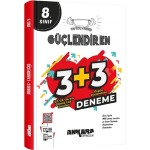 Ankara Yayıncılık 8. Sınıf Güçlendiren 3+3 Deneme