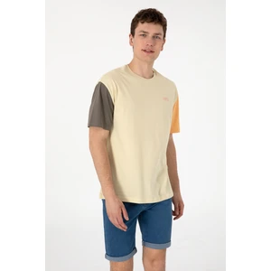 U.s. Polo Assn. Erkek Açık Haki Tişört 50306921-VR183