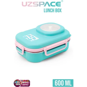 600 ml Çorba Kaseli-Çelik Kaşık Çatallı Paslanmaz Çelik Bento Lunch Box Yeni Nesil Sefer TASI-FFLBOX8021600