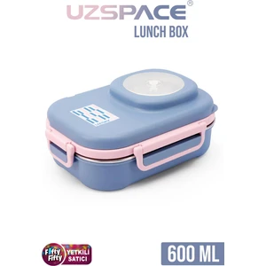 600 ml Çorba Kaseli-Çelik Kaşık Çatallı Paslanmaz Çelik Bento Lunch Box Yeni Nesil Sefer TASI-FFLBOX8021600