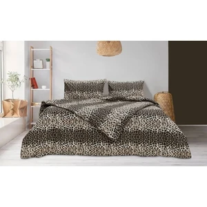 Leopar Çift Kişilik Nevresim Takımı | Çarşafı Lastikli 180X200 cm | %90 Pamuk
