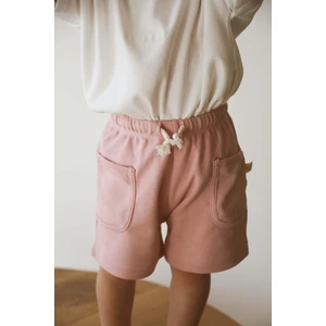 Pembe Basic Cepli Çocuk Şort