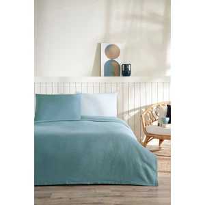 Colourist Maldiv Aqua Çift Kişilik Pike Takımı 