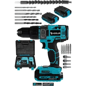 12V Çift Akülü Metal Şanzıman Bakır Sargı Akülü Vidalama Şarjlı Matkap