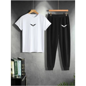 Kanat Baskılı Eşofman Alt Üst Takımı 2'li Takım