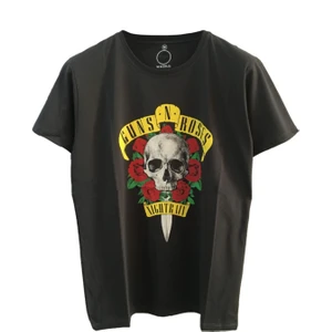 Unisex Guns N Roses Rock Müzik Baskılı Tshirt