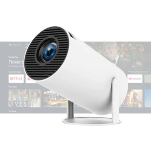 Android Taşınabilir Projeksiyon Dahili Hoparlör ve Wifi Akıllı Sinema Beyaz Projektör