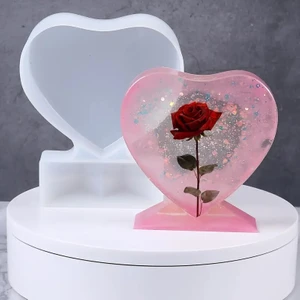 Epoksi Reçine Fotoğraf Çerçevesi Silikon Resim Çerçevesi Kalıbı 13X10CM