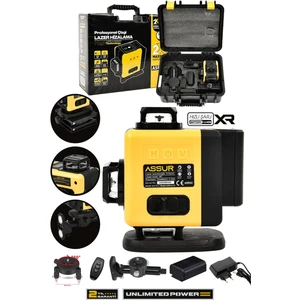 360° Lazer Hizalama 16 Köşe Otomatik Hizalama Yeşil Çizgili Lazer Metre Hizalama